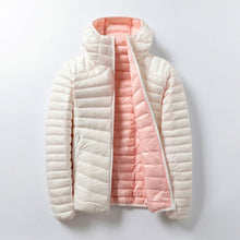 Pink & white reverse coat