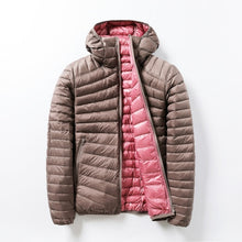 Pink & white reverse coat