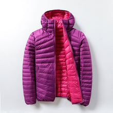 Pink & white reverse coat