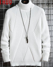 Solid knitted turtle neck sweater