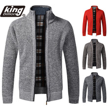 Warm slim fit zipper sweater