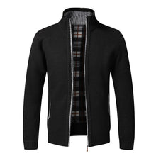 Warm slim fit zipper sweater