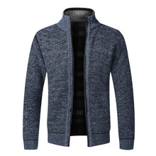 Warm slim fit zipper sweater