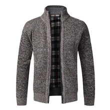Warm slim fit zipper sweater
