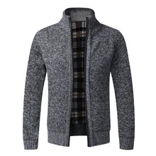 Warm slim fit zipper sweater