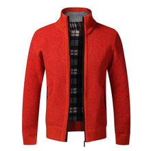 Warm slim fit zipper sweater