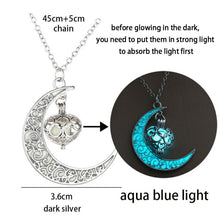 Luminous glowing arrow pendant