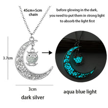 Luminous glowing arrow pendant