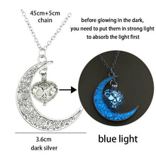Luminous glowing arrow pendant