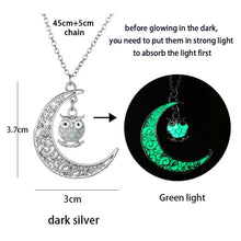 Luminous glowing arrow pendant