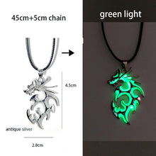 Luminous glowing arrow pendant