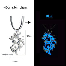 Luminous glowing arrow pendant
