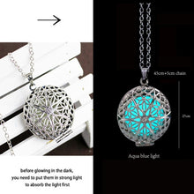 Luminous glowing arrow pendant