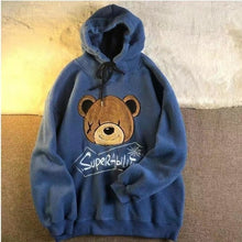 Plush warm fluffy double hoodie