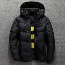 Red thick collar puffer coat