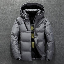 Red thick collar puffer coat