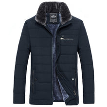 Cotton Padded Anorak Thick Black Coat