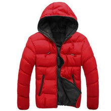 Navy blue white lined winter coat