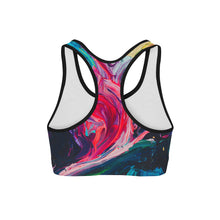 Paint Stroke Sports Bra